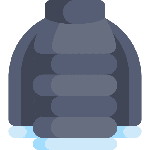 Puffer coat protection puffer coat overcoat icon