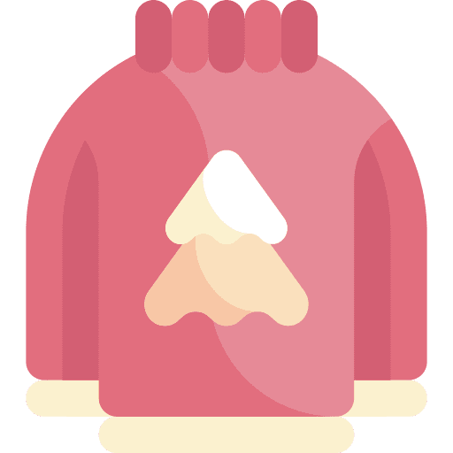 Sweater xmas sweater warm icon