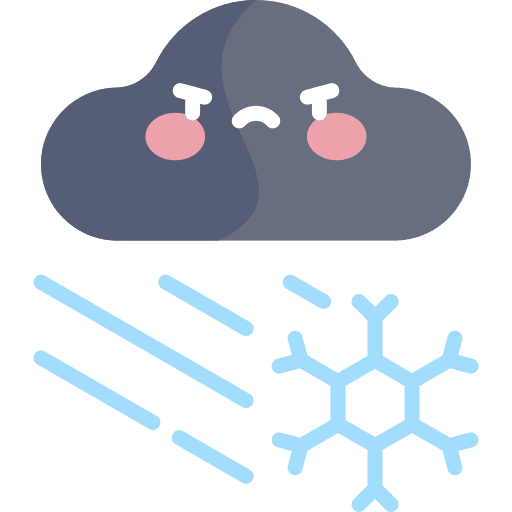 Blizzard blizzard weather snowstorm icon