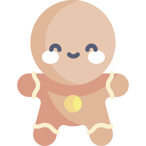 Gingerbread man christmas gingerbread man xmas icon