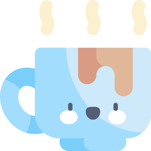 Hot chocolate mug beverage hot drink icon