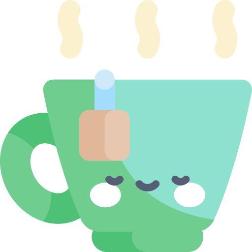 Hot tea hot drink tea bag mug icon