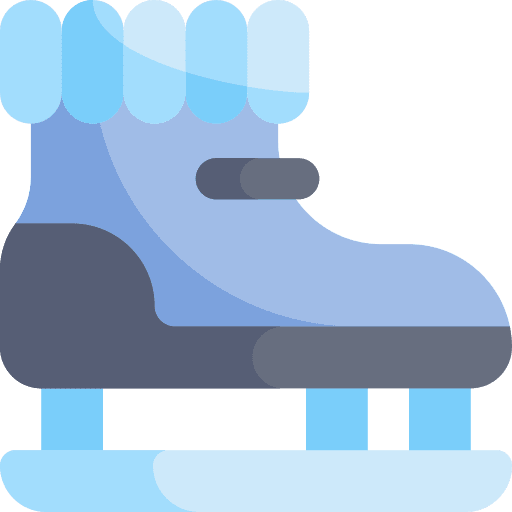 Ice skate winter shoes equipment ice skate icon