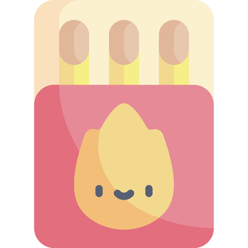 Matches flame miscellaneous fire icon