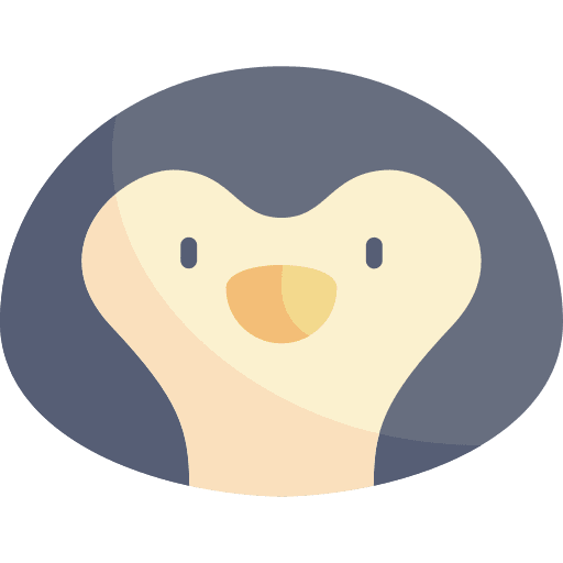 Penguin wild life penguin bird icon