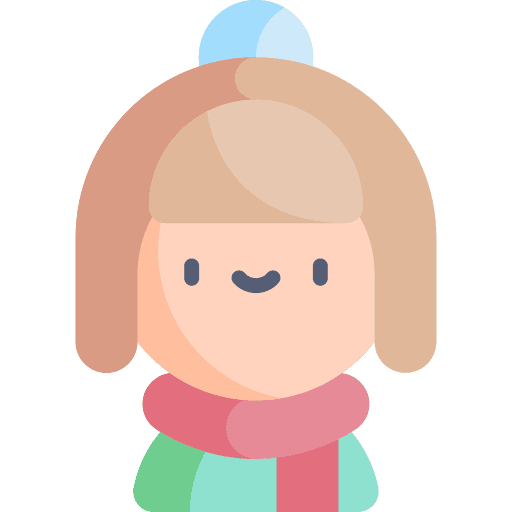 Boy fashion wool hat scarf icon