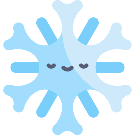 Snowflake weather winter meteorology icon