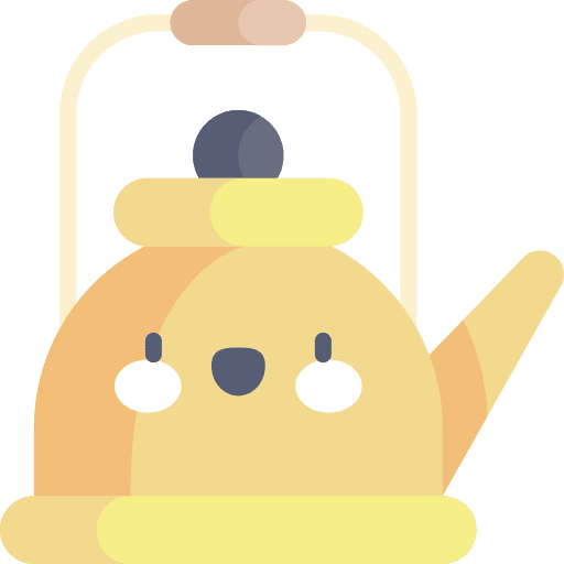 Teapot kitchenware hot drink teapot icon