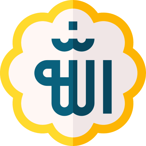 Allah pray muslim eid mubarak icon