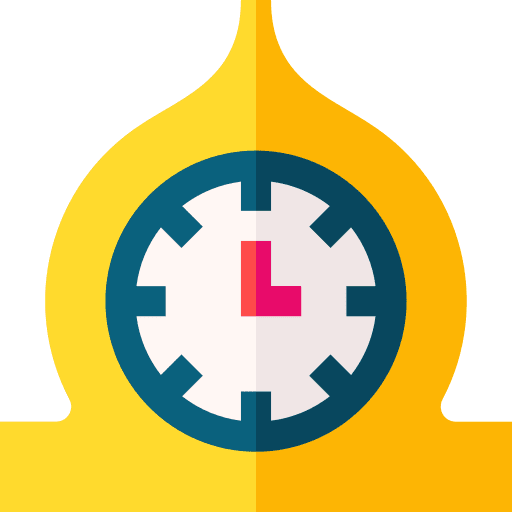 Desk clock table clock furniture and household ornament icon