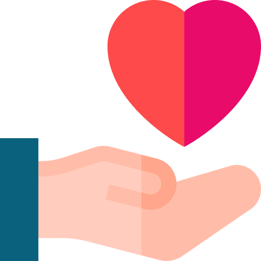 Heart loyalty provider love icon