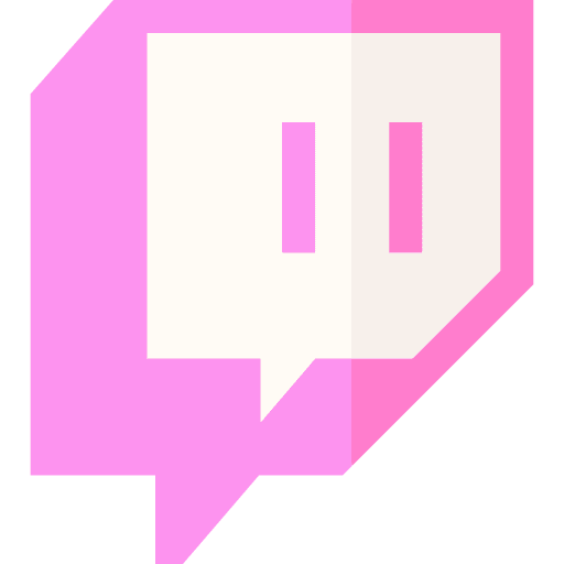 Twitch social media twitch logo icon