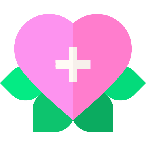 Daily health app healthcare and medical romantic ios icon