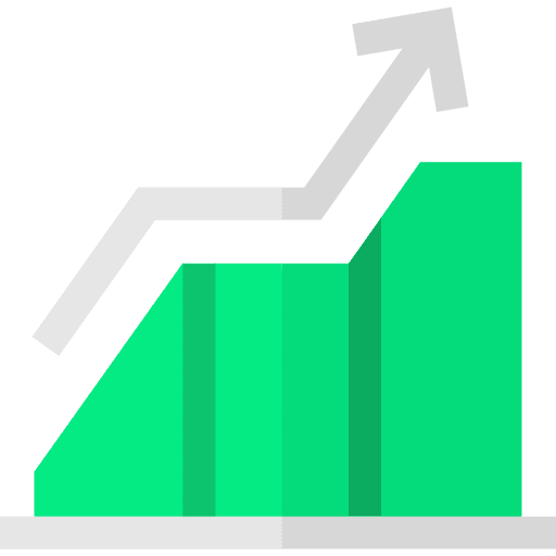 Stock exchange app ios14 stats profits icon