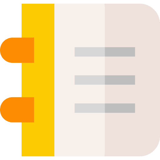 Notes pencil writing education icon