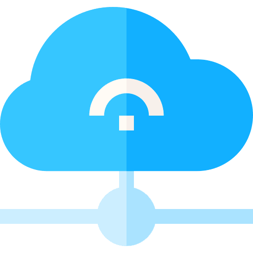 File hosting logo files and folders app icon