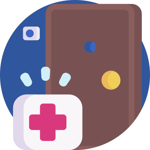 Home delivery drugs healthcare and medical home delivery icon