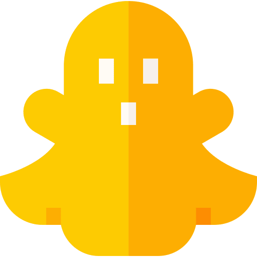 Snapchat social media snapchat logo icon
