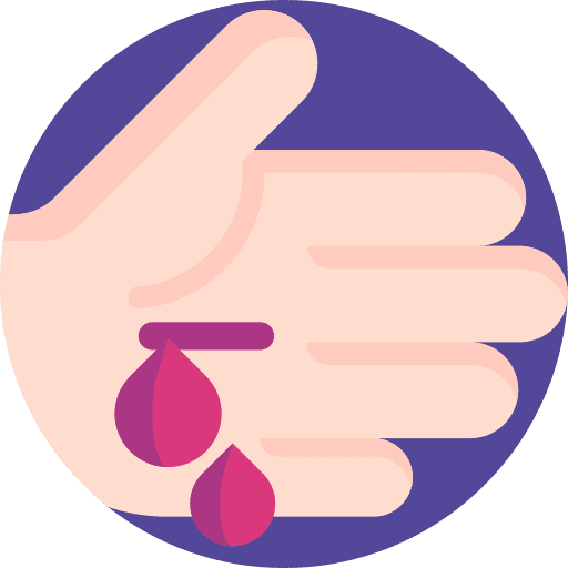 Blood medical hand healthcare and medical icon