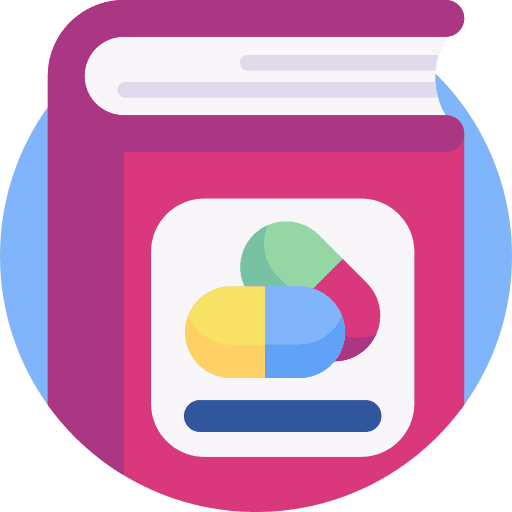Medicine book university medicine icon