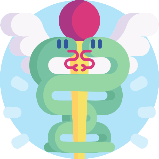 Caduceus healthcare and medical shapes and symbols caduceus icon