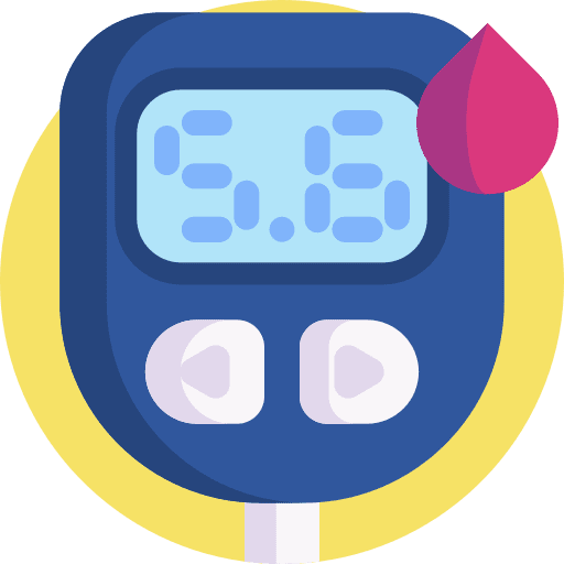 Glucosemeter diabetes blood electronics icon