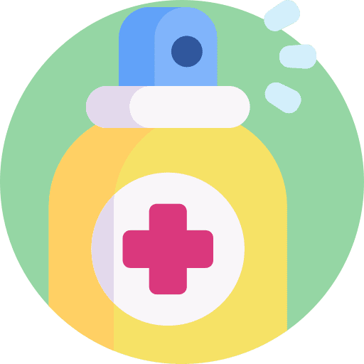 Spray clean hygiene disinfectant icon
