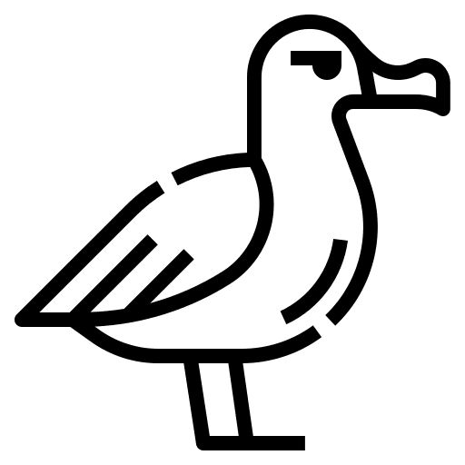 Albatross animals sea marine icon