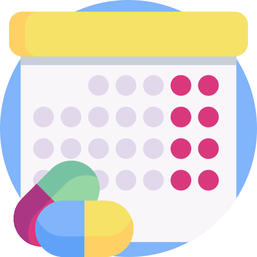 Calendar calendar time pills icon