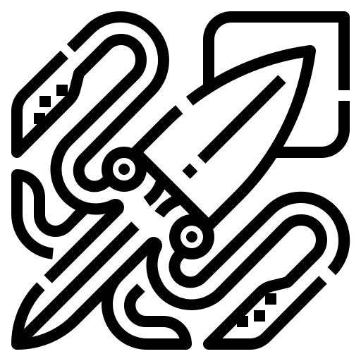 Squid marine squid animal icon