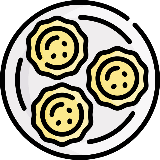 Egg tart food and restaurant cultures chinese food icon