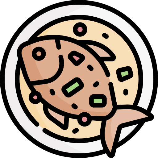 Fish food chinese food food and restaurant icon