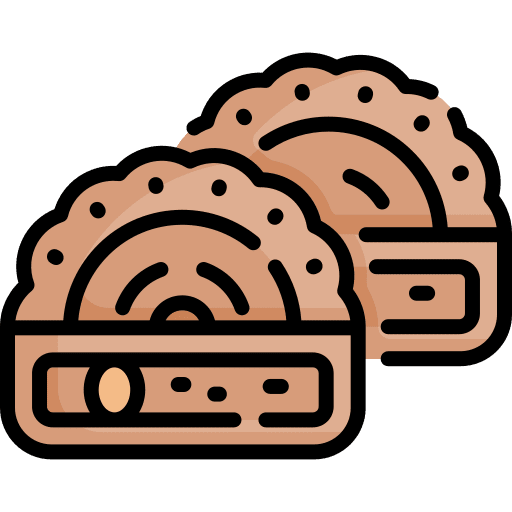 Moon cake chinese moon cake oriental food icon