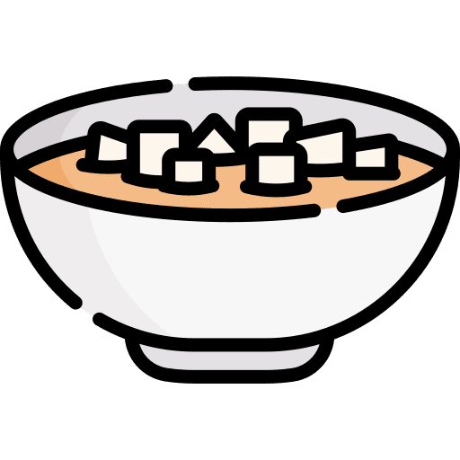 Mapo tofu nutrition food and restaurant gastronomy icon
