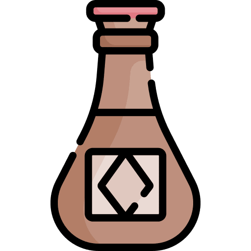 Soy sauce meal japanese food asian food icon