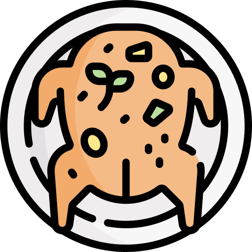 Chicken roast chicken chinese food chicken icon