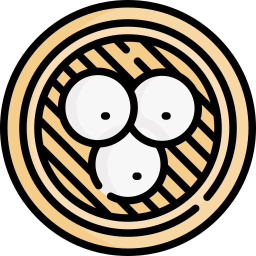 Dim sum steamed asian food food icon