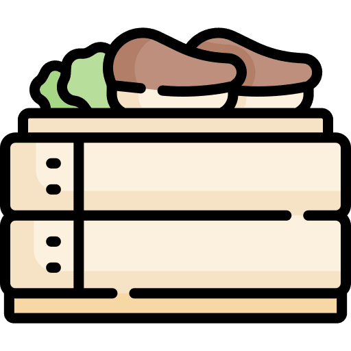 Mushrooms food and restaurant nutrition stuffed icon