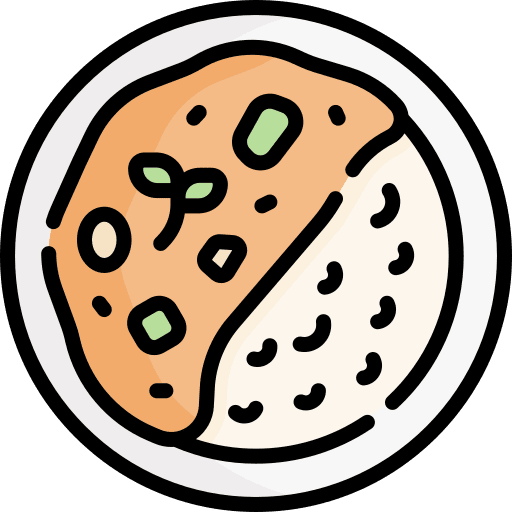 Sweet and sour pork chinese food dish food and restaurant icon