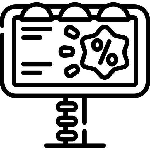 Billboard city poster marketing advertising icon