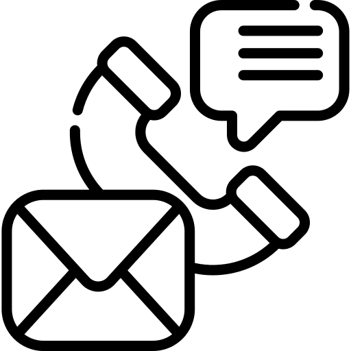 Communications email communications speech bubble icon