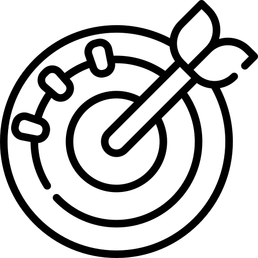 Target finance arrow goal icon