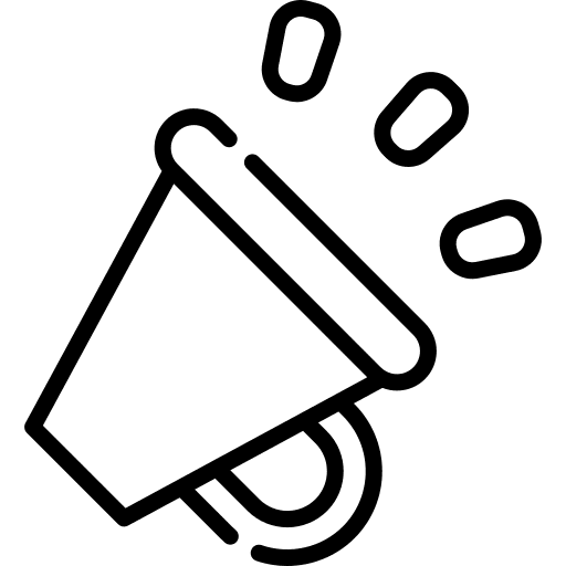 Megaphone megaphone bullhorn outreach icon