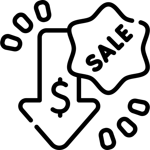 Sale promotion dollar offer icon