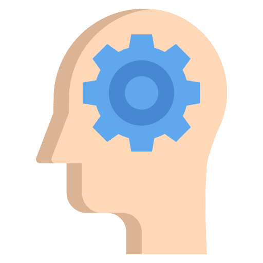 Idea conduct creative thinking settings icon