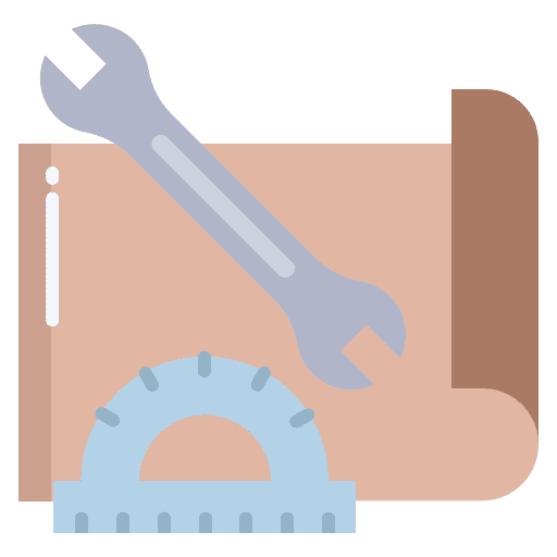 Document blueprint projects tools icon