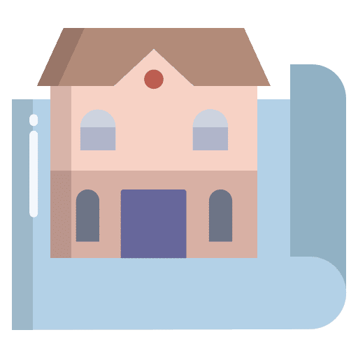 Blueprint architecture blueprint interior design icon