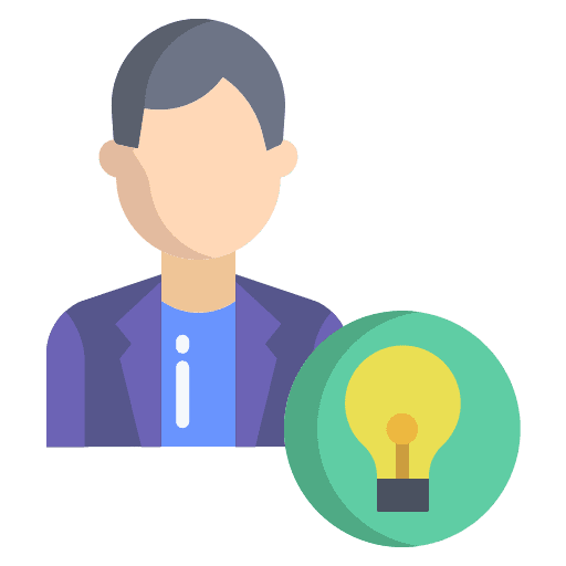 Idea bulb avatar idea icon
