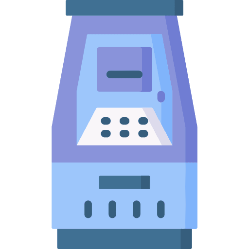 Atm payment atm business and finance icon