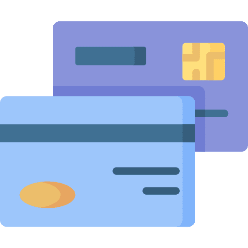 Credit card business and finance money credit card icon